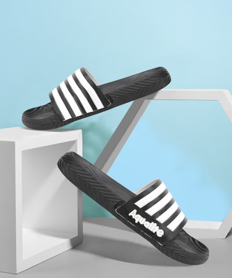 Aqualite Men Slippers(Black , 10)