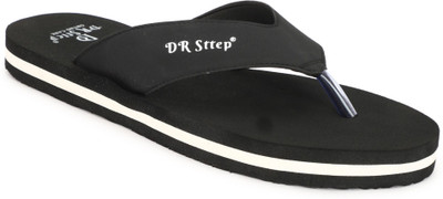 DR STTEP Men Soft Ortho Slippers for Men | Comfy Anti-Skid Flip Flops for Daily Use Slippers(Black , 6)