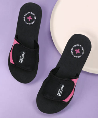 CIBEK Women Flip Flops(Pink , 7)