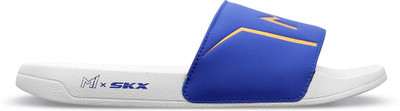 Skechers Men Slides(Blue , 9)