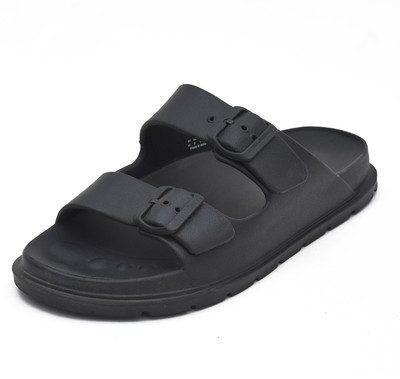 Doubleu Men Slides(Black , 11)