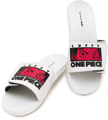 BEWAKOOF Men Slides(White , 6)