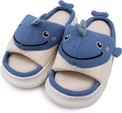 VRITRAZ Women Slippers(Navy , 5)