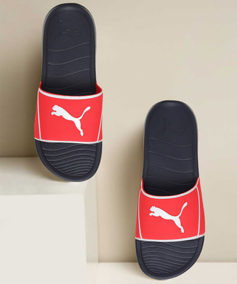 PUMA Men Popcat 20 Shower Slides(Blue , 8)