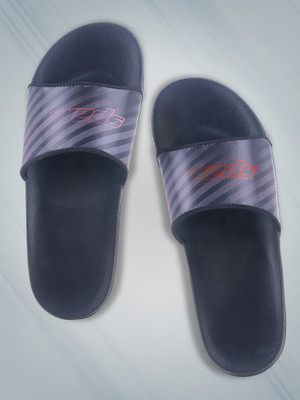 Sparx Men Flip Flops(Black, Red , 9)