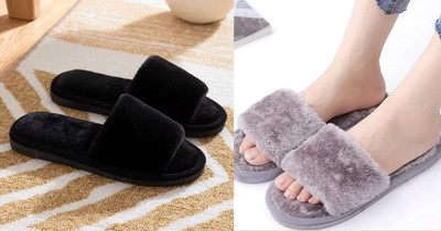 rexizone Women Slides(Grey, Grey , 7)