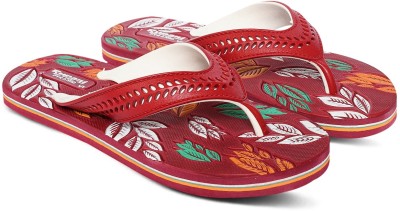 Rupani Women Slippers(Red , 4)