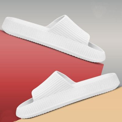 Monoction Men New Google Casual Comfort Trendy Stylish Slip-On Slipper Flip Flops for Men Slides(White , 7)