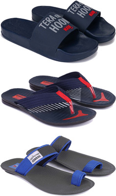 DRACKFOOT Men Slippers(Blue , 6)