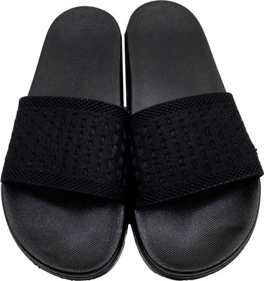 Pampy Angel Men Slides(Black , 9)