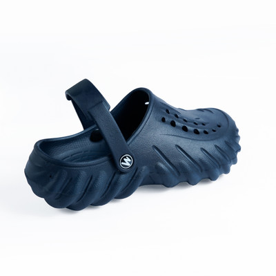 WAALK Men Clogs(Blue , 8)