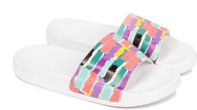 Furiozz Women Slides(White , 5)