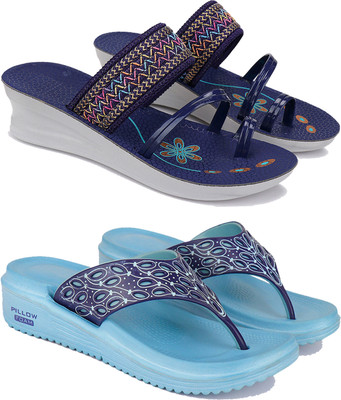 ORICUM Women Slides(Multicolor , 5)