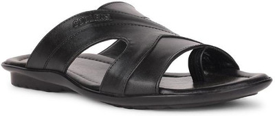LIBERTY Men Slippers(Black , 9)
