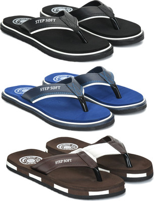 Stepsoft Men Slippers(Multicolor , 6)