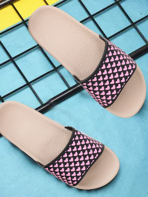 Trekzen Women Flip Flops(Beige , 5)