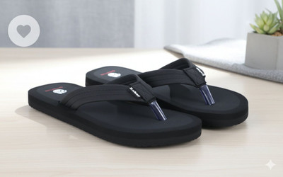 Lehar Women Soft and Comfortable Orthopedic Pain Relief Flip Flops(Black , 7)