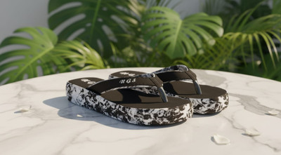 Shadow Women Flip Flops(Black , 5)