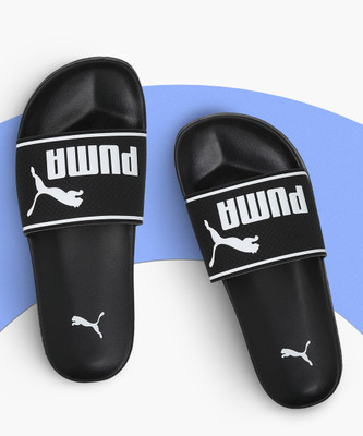 PUMA Men Leadcat 2.0 Slides(Black , 9)