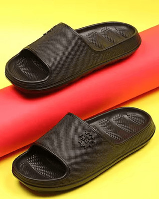 waywalk Men Slides(Black , 10)