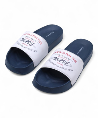 Mast & Harbour Men Slides(Navy , 6)