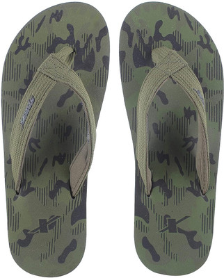 Sparx Men Flip Flops(Green , 8)