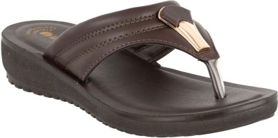 Inblu Women Slippers(Brown , 8)