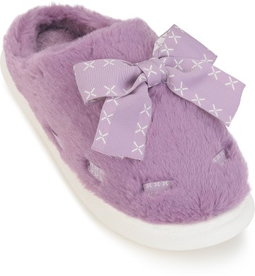 Cassiey Women Slippers(Purple , 5)