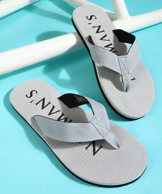 Neemans Men Flip Flops(Grey , 10)