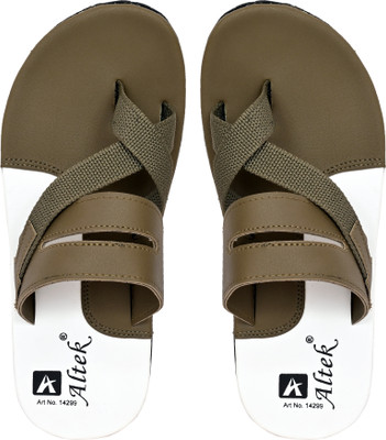 Altek Men Slippers(Green , 8)