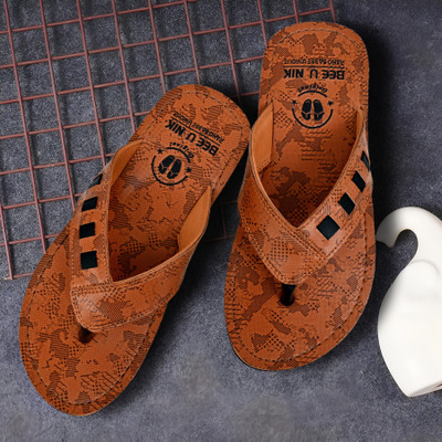 Cozy Wear Men Slides(Brown , 9)
