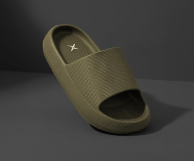 Kraasa Men Slides(Green , 8)