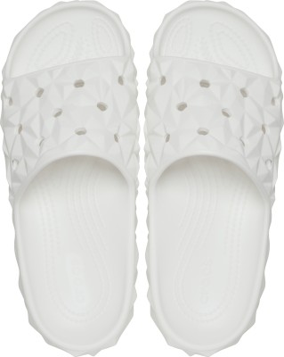 CROCS Men Slides(White , 7 UK/India)