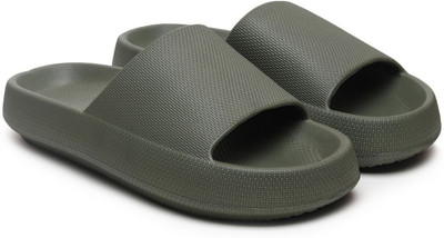 Chappalwa Men Flip Flops(Olive , 7)