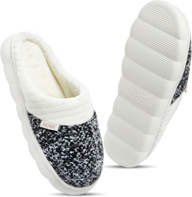 Fighter Women Slippers(Grey, White , 6)