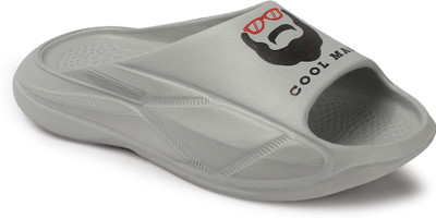 Bootco Men Slides(Grey , 8)