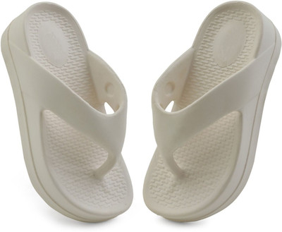 Oxygen Women Flip Flops(Beige , 5)
