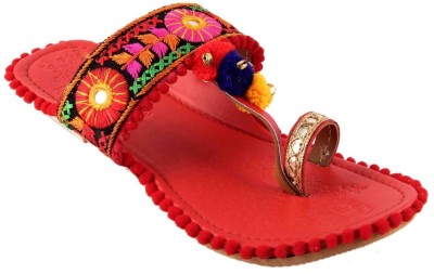 SHREE OL Women Flats(Red , 6)