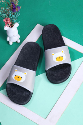 Tzen Women Slides(Grey , 8)