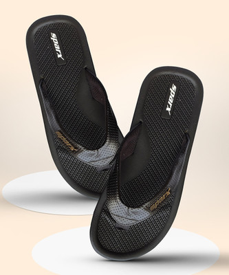 Sparx Men Slippers(Black , 10)