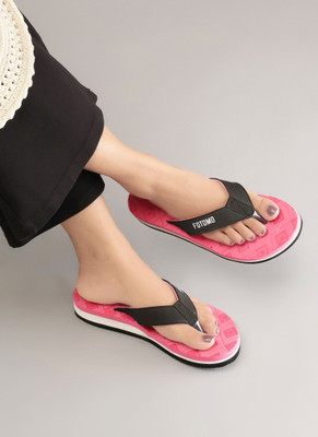 FOTOMO Women Womens Comfortable Trending Stylish Soft orthopedic doctor slipper Slippers(Pink , 5)