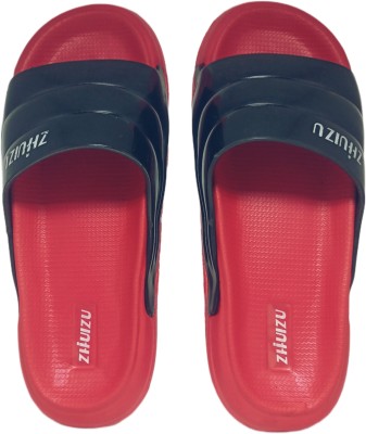 MilanFit Men Slides(Red , 6)