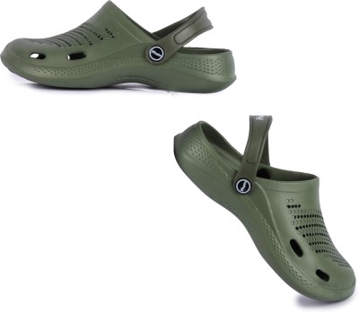 Hapto Men Flip Flops(Olive , 9)