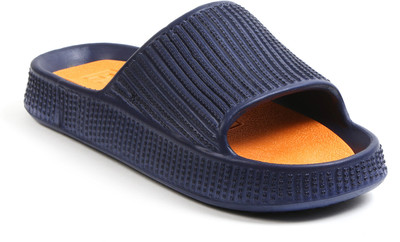 AROSY Men Slides(Blue , 4)