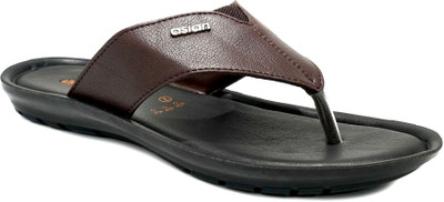 asian Men Flip Flops(Brown , 7)