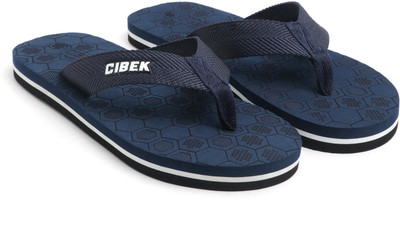 CIBEK Men Flip Flops(Navy , 8)