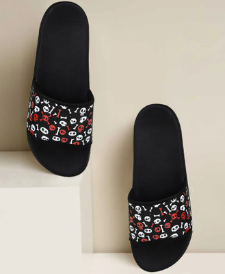 Tzen Men Slides(Red, Black , 6)