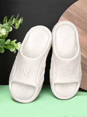 STIFRON Men Slides(White , 10)