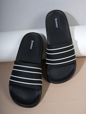 Roadster Men Slides(Black , 7)