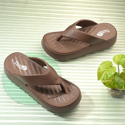 Footup Women Super Soft|Orthopedic|Comfortable|Lightweight|Diabetic Slippers(Brown , 8)